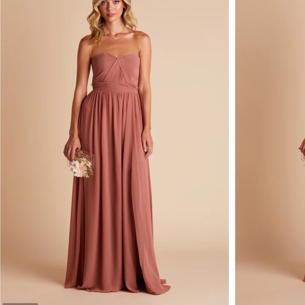 Birdy grey desert rose bridesmaids dress size M (HEMMED)